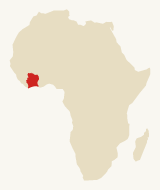 C&ocirc;te d'Ivoire (carte)